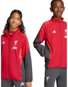 adidas Performance Футболно яке Liverpool с цип - Бял/Аленочервен/Tъмносив