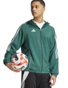 adidas Performance Футболно яке Tiro 24 с ръкави реглан - Бял/Тъмнозелен