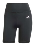 adidas Performance Къс фитнес клин с лого Черен
