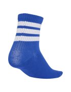 adidas Performance Къси чорапи 3 чифта Бял/Кралско Синьо