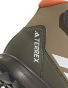 adidas Performance Непромокаеми боти Terrex Snow с велкро Бял/Маслинено зелено