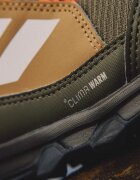 adidas Performance Непромокаеми боти Terrex Snow с велкро Бял/Маслинено зелено
