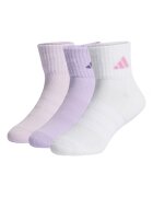 adidas Performance Омекотени къси чорапи 3 чифта Лилав/Мръснобял/Бледо розово