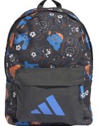 adidas Performance Раница с преден джоб и принт Оранжев/Сив/Светлосин