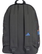 adidas Performance Раница с преден джоб и принт Оранжев/Сив/Светлосин