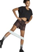 adidas Performance Свободни фитнес шорти Essentials с животински принт Черен/Кафяв
