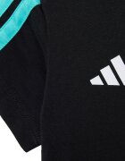 adidas Performance Тениска Mercedes-AMG PETRONAS Formula 1 Team и къс панталон Бял/Черен/Тюркоаз