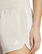 adidas Performance Тренировъчни шорти Pacer с лого Светло бежово