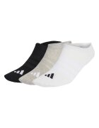 adidas Performance Унисекс чорапи Essentials с лого - 3 чифта Бял/Черен/Сиво-бежов