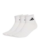 adidas Performance Унисекс чорапи с памук 3 чифта Бял