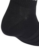 adidas Performance Унисекс чорапи с памук 3 чифта Бял/Черен