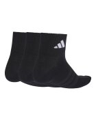 adidas Performance Унисекс чорапи с памук 3 чифта Бял/Черен