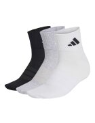 adidas Performance Унисекс чорапи с памук 3 чифта Черен/Бял/Светлосив меланж