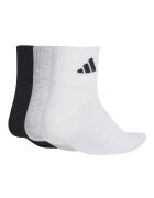 adidas Performance Унисекс чорапи с памук 3 чифта Черен/Бял/Светлосив меланж