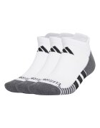 adidas Performance Унисекс фитнес чорапи - 3 чифта Избеляло черно/Бял
