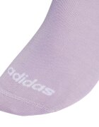 adidas Performance Унисекс къси чорапи с лого - 3 чифта Бледозелен/Лилав/Мръснобял