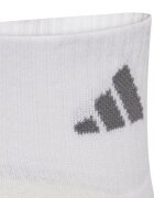 adidas Performance Унисекс къси чорапи с лого - 3 чифта Бял/Зелен/Розова сьомга
