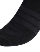 adidas Performance Унисекс къси чорапи с лого - 3 чифта Черен