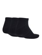 adidas Performance Унисекс омекотени чорапидо глезена Essentials - 3 чифта Черен