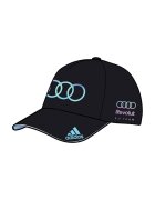 adidas Performance Унисекс шапка Motor Sport с принт на F1 - Черен/Ледено синьо