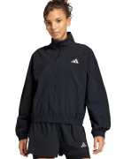 adidas Performance Яке за бягане с джобове встрани - Бял/Черен