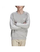 adidas Спортна блуза Adicolor Classics 3-Stripes - сива - памук
