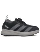 adidas спортни обувки от текстил със система за затваряне BOA - Terrex ClimaProof - черно/сиво - за момчета