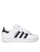 adidas Спортни обувки за деца екологична кожа - бели - система за закопчаване с велкро