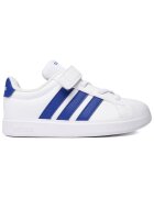 adidas спортни обувки за деца от синтетична кожа с велкро и 3 сини ленти - /син