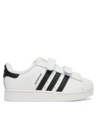 adidas Спортни обувки за деца велкро - бели - екологична кожа