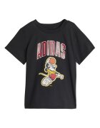 adidas Sportswear adidas Performance Тениска с шарка и шорти - 2 части Червен/Бял/Черен