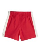 adidas Sportswear adidas Performance Тениска с шарка и шорти - 2 части Червен/Бял/Черен