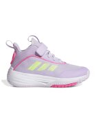 adidas Sportswear Баксетболни обувки Own The Game 3.0 с велкро - Лилав/Лайм зелено