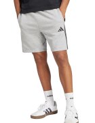adidas Sportswear Бермуди Essentials с 3 ивици Черен/Светлосив меланж
