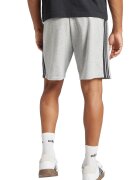 adidas Sportswear Бермуди Essentials с 3 ивици Черен/Светлосив меланж