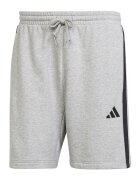 adidas Sportswear Бермуди Essentials с 3 ивици Черен/Светлосив меланж