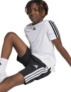 adidas Sportswear Бермуди с джобове и еластична талия Бял/Черен
