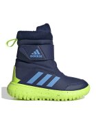 adidas Sportswear Боти Winterplay с велкро - Тъмносин/Лайм зелено