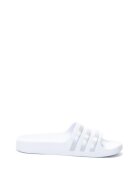 adidas Sportswear Чехли Adilette с ергономична стелка Бял/Сребрист