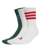 adidas Sportswear Дълги чорапи - 3 чифта Червен/Бял/Зелен