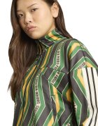 adidas Sportswear Десениран суитшърт с паднали ръкави Черен/Шафраново жълто/Аква зелено