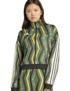 adidas Sportswear Десениран суитшърт с паднали ръкави - Черен/Шафраново жълто/Аква зелено