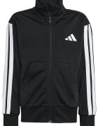 adidas Sportswear Двуцветен спортен екип с цип Бял/Черен
