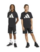 adidas Sportswear Фитнес шорти с връзка Черен
