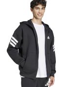 adidas Sportswear Худи Future Icons с паднали ръкави и цип Бял/Черен