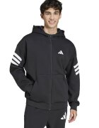 adidas Sportswear Худи Future Icons с паднали ръкави и цип - Бял/Черен