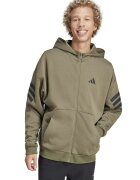 adidas Sportswear Худи Future Icons с паднали ръкави и цип - Черен/Каки