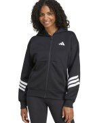adidas Sportswear Худи Future Icons с цип и 3 ивици - Бял/Черен