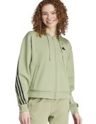 adidas Sportswear Худи Future Icons с цип и лого Черен/Зелени аспержи