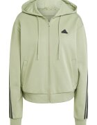 adidas Sportswear Худи Future Icons с цип и лого Черен/Зелени аспержи